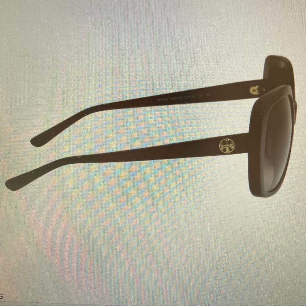 TORY BURCH | TY7112 Polarized Square Sunglasses Black Grey Gradient 57mm NEW - Picture 7 of 10